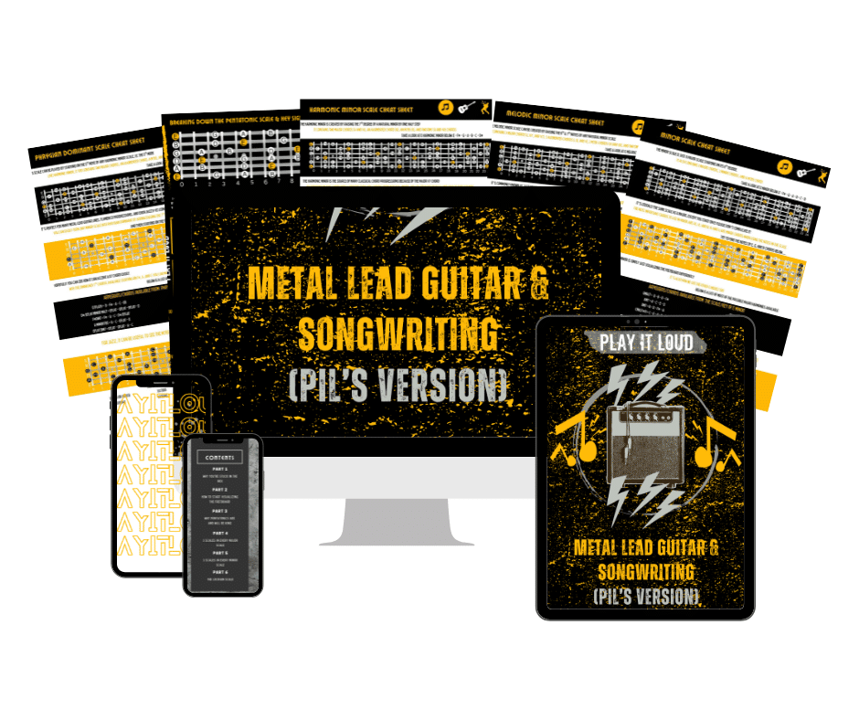 best online guitar course, metal guitar theory course