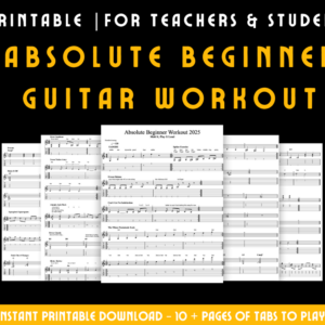 The Absolute Beginner Guitar Workout