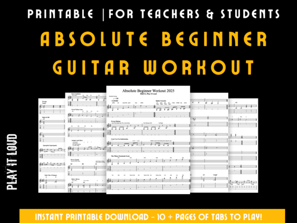 The Absolute Beginner Guitar Workout