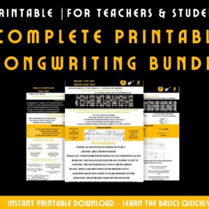 Songwriting Products Bundle - Printables & Songwriting eBook Together!