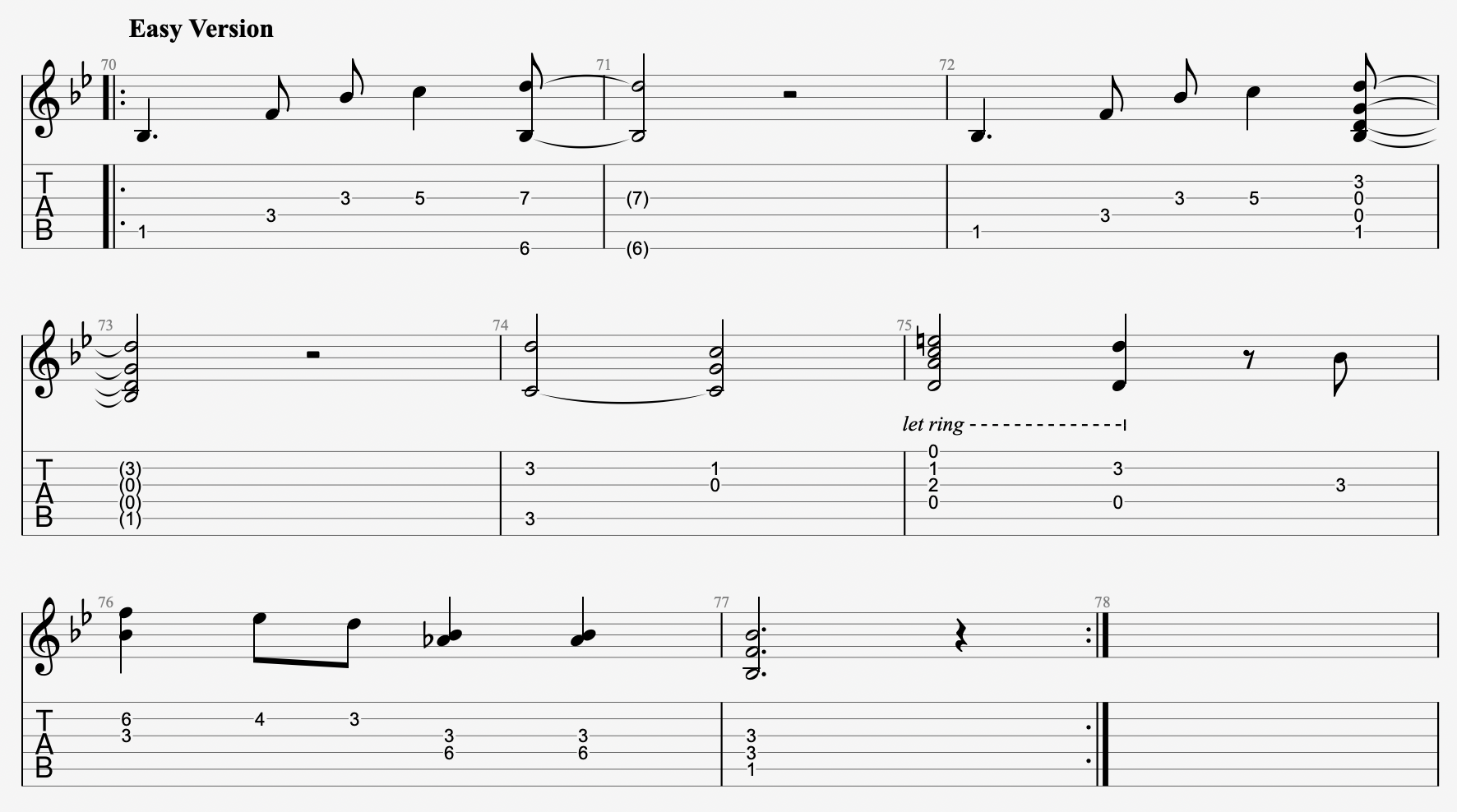 wonderful christmas time guitar tab