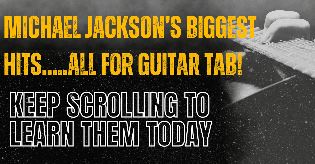 michael jackson guitar lesson, michael jackson guitar tabs